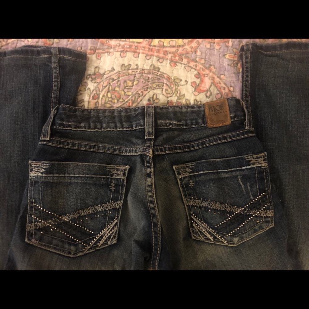 Buckle Starlite stretch boot cut jeans👖💎